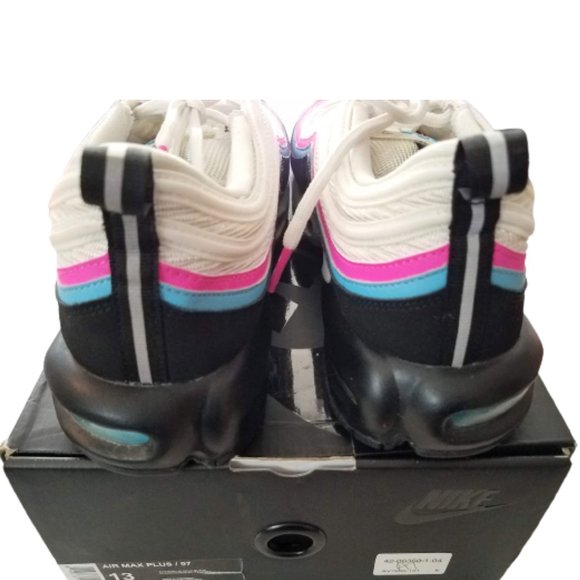 NIKE Air Max Plus 97 Miami Vice Sneakers In Original Box - Men's Size 13 - Picture 3 of 10